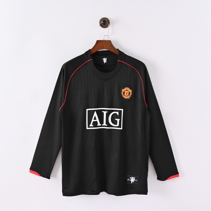 Man Utd 2007/08 Borta Långärmad