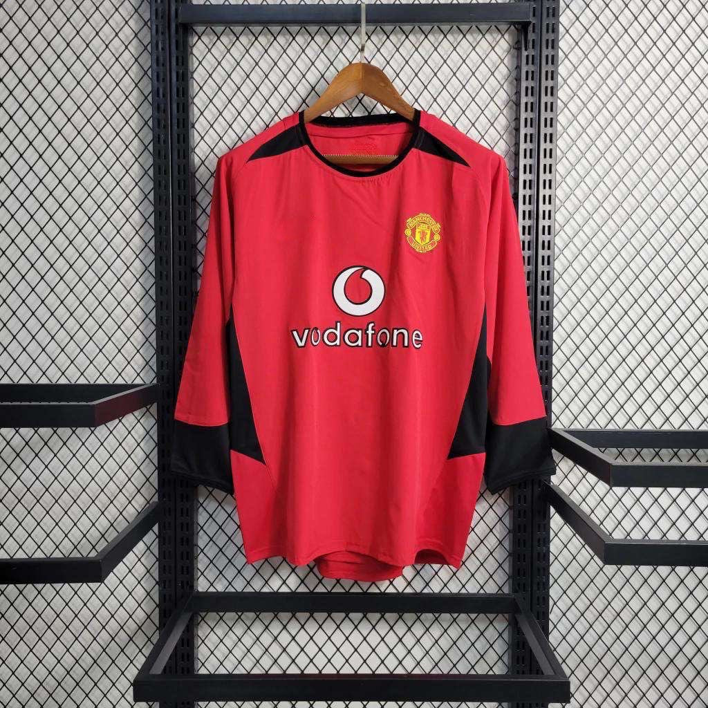 Manchester United 2002/04 Långärmad RETRO