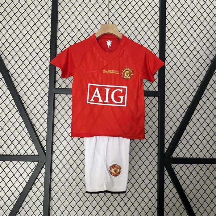 Man Utd Hemma 07/08 (Barn)